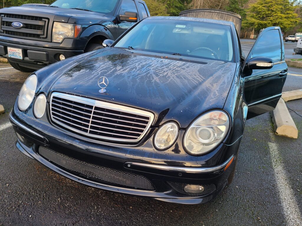 2004 Mercedes E-55 AMG – Water-Damaged Key Rescue - Locksmith Job in Olympia, WA